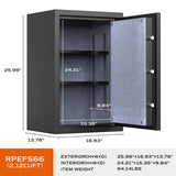Digital Keypad Fireproof Safe, Deluxe Home Safe, 2.12 Cubic Feet, RPNB RPEFS66