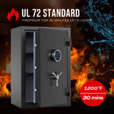 Digital Keypad Fireproof Safe, Deluxe Home Safe, 2.12 Cubic Feet, RPNB RPEFS66
