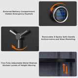 Digital Keypad Fireproof Safe, Deluxe Home Safe, 2.12 Cubic Feet, RPNB RPEFS66