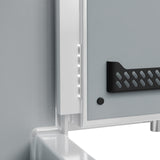 White Fingerprint Home Safe With LED Light Internal, Luxury Closet Safe, 1.6 Cubic Feet, RPNB RPHS45W