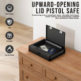 Biometric Gun Safe for Handgun with Interior LED Light-RPNB RP2005