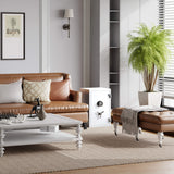 Large White Fireproof Safe with Fingerprint Sensor, Biometric Home Safe, 2.12 Cubic Feet, RPNB RPFS66W