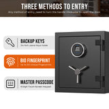 Deluxe Fireproof Safe with Smart Touchscreen Keypad, Perfect for Office & Home, 0.84 Cubic Feet, RPNB RPFS40