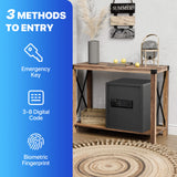 Biometric Home Safe with Fingerprint Digital Lock for Cash & Jewelry, 1.2 Cubic Feet, RPNB RP36FSA