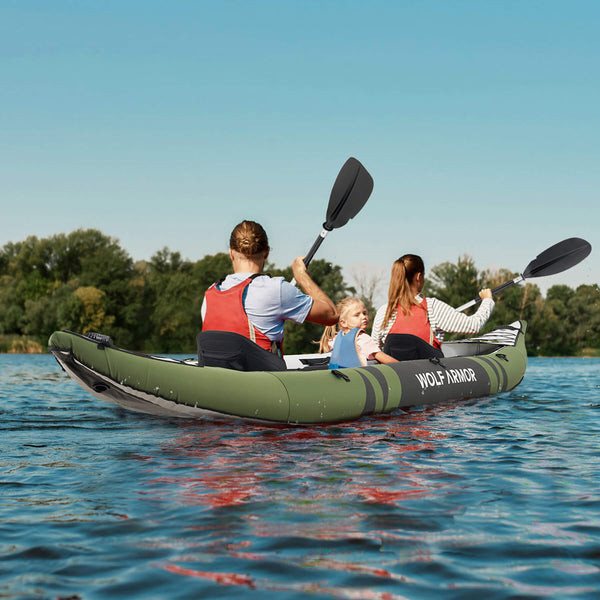 3 Person Inflatable Kayak with EVA Padded Seats-‎IK-002A