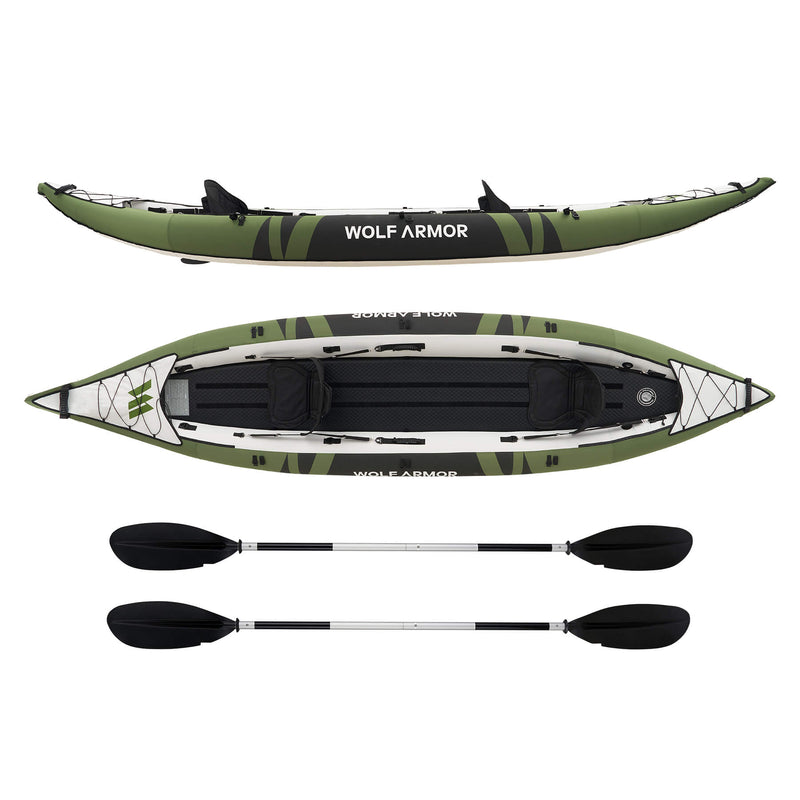 3 Person Inflatable Kayak with EVA Padded Seats-‎IK-002A