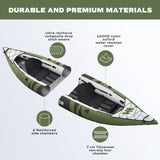 3 Person Inflatable Kayak with EVA Padded Seats-‎IK-002A