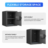 Biometric Home Safe with Fingerprint Digital Lock for Cash & Jewelry, 1.5 Cubic Feet, RPNB RP42FSA