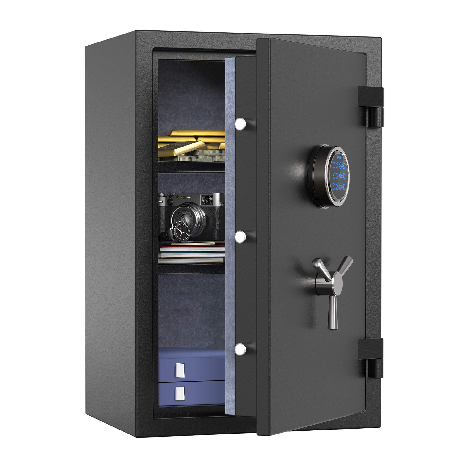 Digital Keypad Fireproof Safe, Deluxe Home Safe, 2.12 Cubic Feet, RPNB