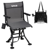 RPNB Hunting Chair Adjustable Height 360° Swivel Blind Chair with Armrests for Hunting, Fishing