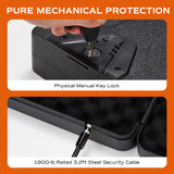 Portable Car Handgun Safe - Small Gun Lock Box for Travel, Small Vehicle Gun Safe-RPNB RP 2001