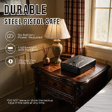 Portable Car Handgun Safe - Small Gun Lock Box for Travel, Small Vehicle Gun Safe-RPNB RP 2001