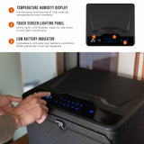 Fingerprint High Capacity Dual-Layer Closet Home Safe with Biometric Scanner Touchscreen Keypad- RPNB RP2009