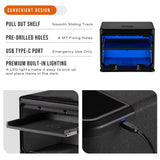 Fingerprint High Capacity Dual-Layer Closet Home Safe with Biometric Scanner Touchscreen Keypad- RPNB RP2009