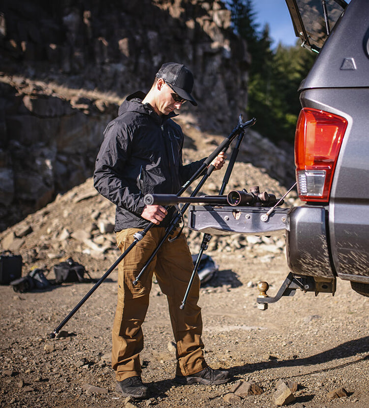 RPNB Shooting Tripod with 360°V Yoke Rest, Shooting Sticks with Bubble