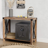 RPNB Large Home Fingerprint Retro Style Biometric Safe Box with Jewelry Drawer, 1.68 cuft-RPFV45