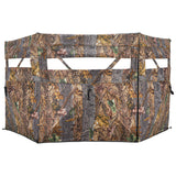 RPNB 3-Hub Easy Setup Camouflage Ground Hunting Blinds, Pop-Up One-Way See-Through Dual Hub Stakeout Hunting Screen