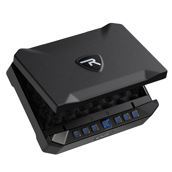 Smart Biometric Gun Safe for Handgun, Quick Access Pistol Safe with Fingerprint - RPNB RP2018