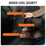 Smart Biometric Gun Safe for Handgun, Quick Access Pistol Safe with Fingerprint - RPNB RP2018