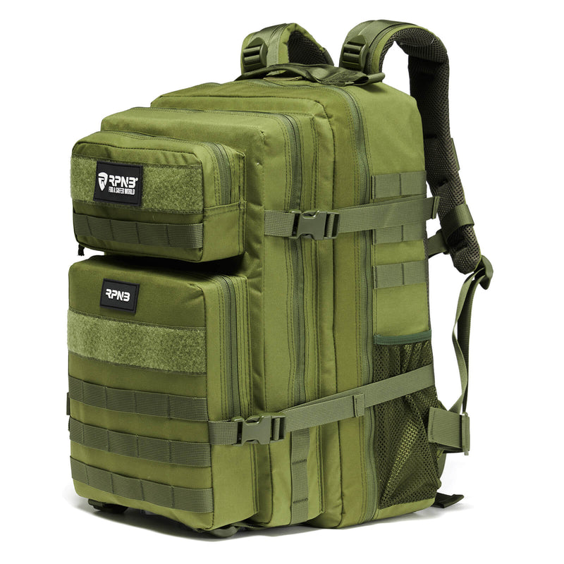 45L Army Green Large Capacity Military Tactical Backpack For