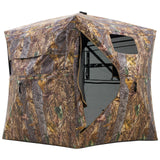 RPNB Hunting Blind One-Way 270 Degree See Through, 2-3 Person Portable Pop-Up Ground Blinds for Deer & Turkey Hunting