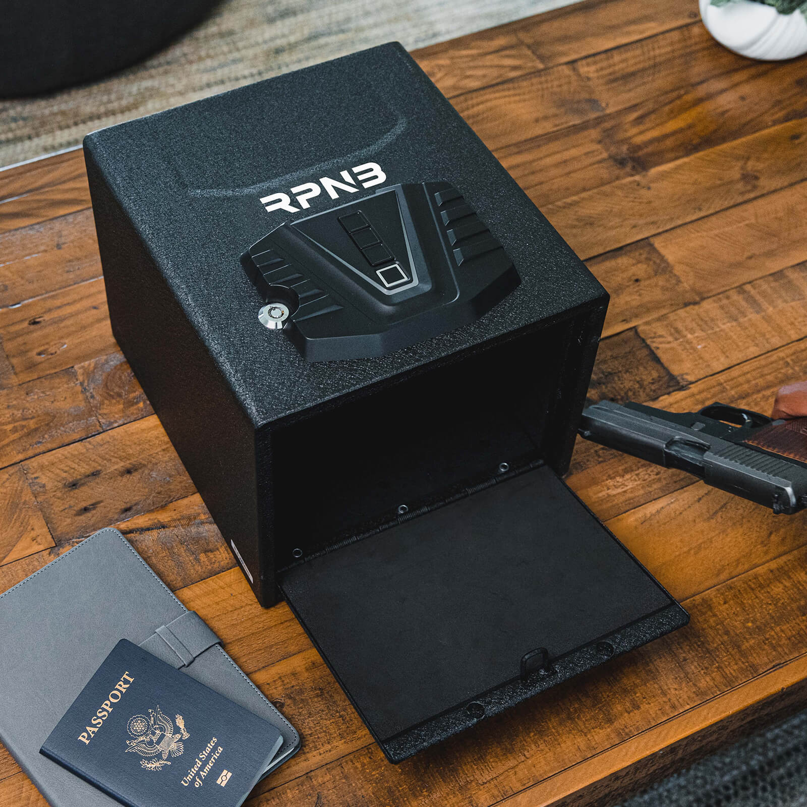 Quick Access Thumbprint Pistol Safe-RPNB RP2002