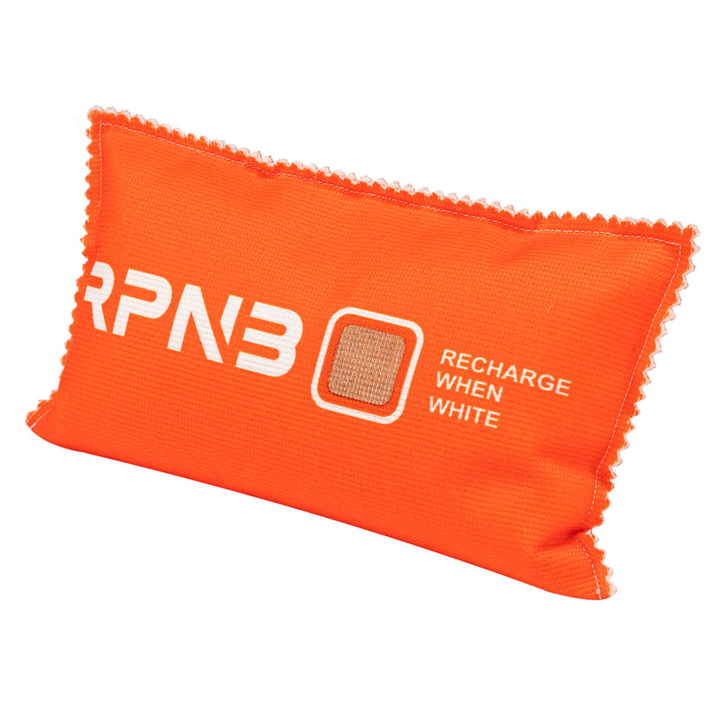 RPNB Reusable Silica Gel Dehumidifier, Moisture Absorber Packets Large for Home Use, Garage Storage and Cars, 450g, Orange
