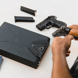 Portable Pistol Safe with Fingerprint Lock , Travel Safe-RPNB RP19005
